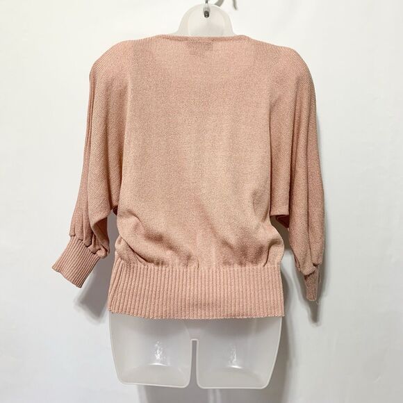 Vintage Anthony Sicari Knit Sweater Sz 10 Bow Embroidered 3/4 Sleeve Top Blouse - Picture 2 of 10